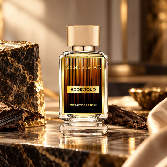 Soleil de Grace Addictoud Extrait de Parfum, oud gourmand fragrance – alternate view