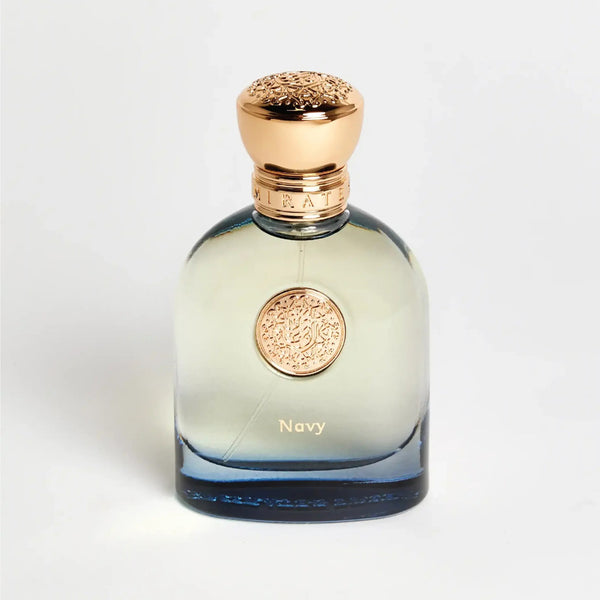 Emirates Pride Caballo Navy perfume 100ml bottle – floral woody violet, saffron and patchouli