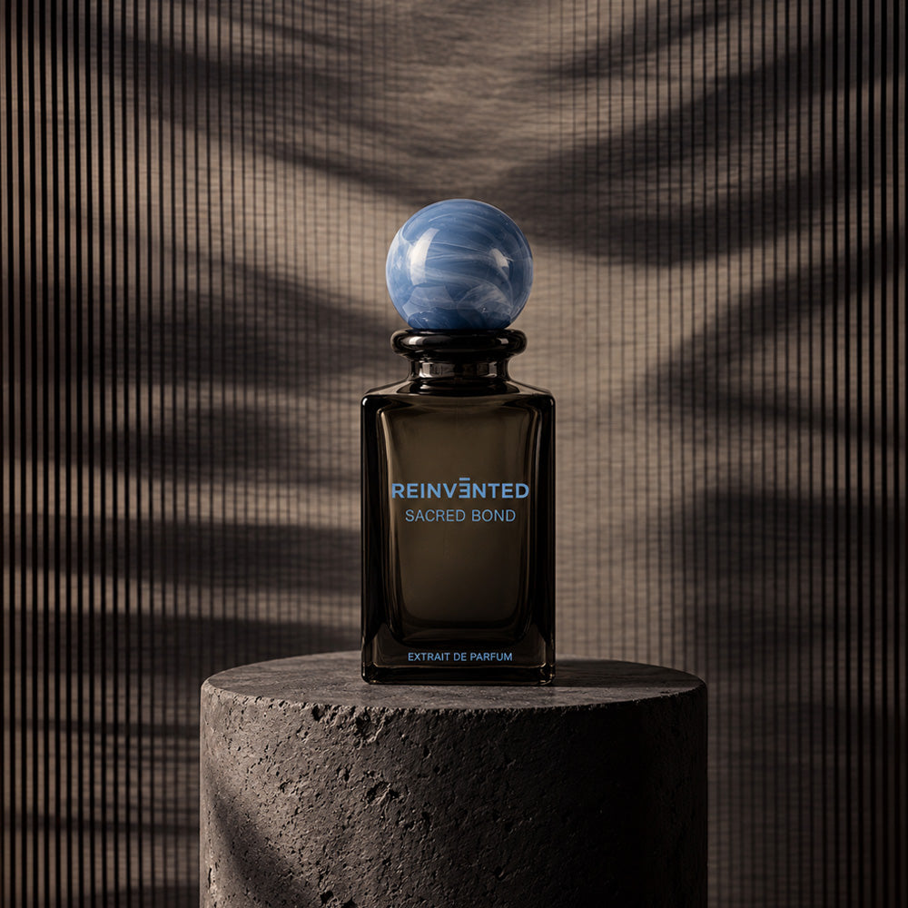 Reinvented Sacred Bond perfume, white floral gourmand fragrance – alternate view