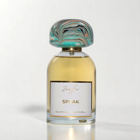 Zavyla Speak perfume, honeyed rose and oud fragrance – alternate view
