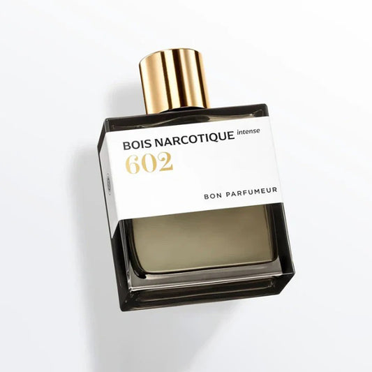 Bon Parfumeur 602 Bois Narcotique Extrait de Parfum 100ml bottle – peppery incense woods with cedar and patchouli