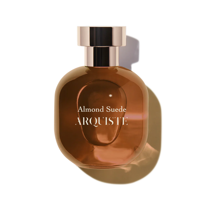 Arquiste Almond Suede perfume bottle – gourmand leather with bitter almond, honey, saffron and vanilla