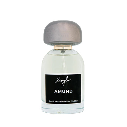 Zavyla Amund perfume bottle – almond, tobacco, vanilla and chocolate gourmand with tonka and woods