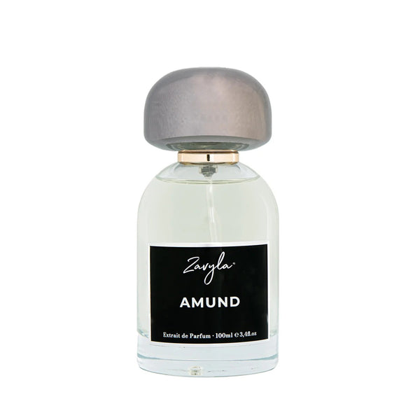Zavyla Amund perfume bottle – almond, tobacco, vanilla and chocolate gourmand with tonka and woods
