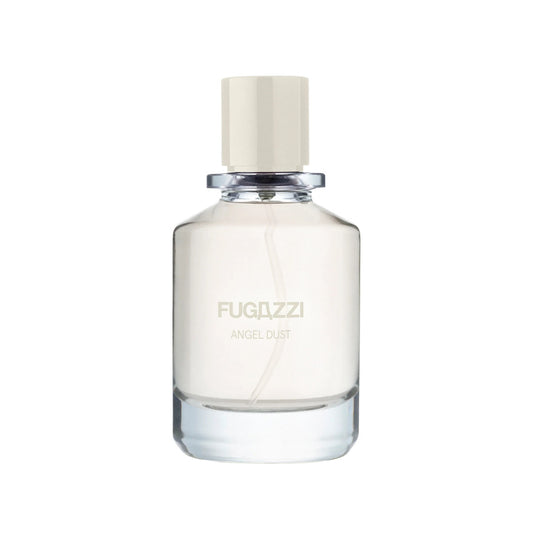 Fugazzi Angel Dust Eau de Parfum 100ml bottle – soft cashmeran skin scent with white amber and pepper
