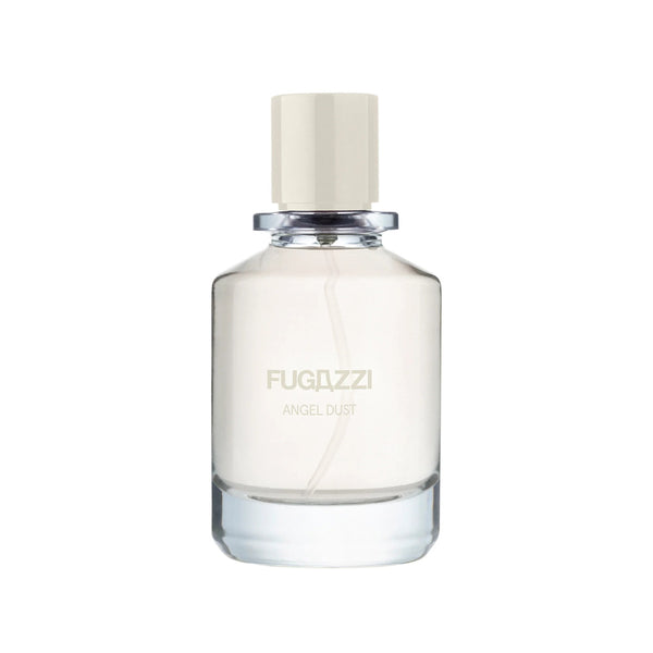 Fugazzi Angel Dust Eau de Parfum 100ml bottle – soft cashmeran skin scent with white amber and pepper