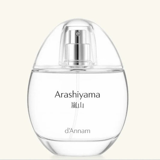 d'Annam Arashiyama perfume bottle – green bamboo and rain with fresh grass and violet