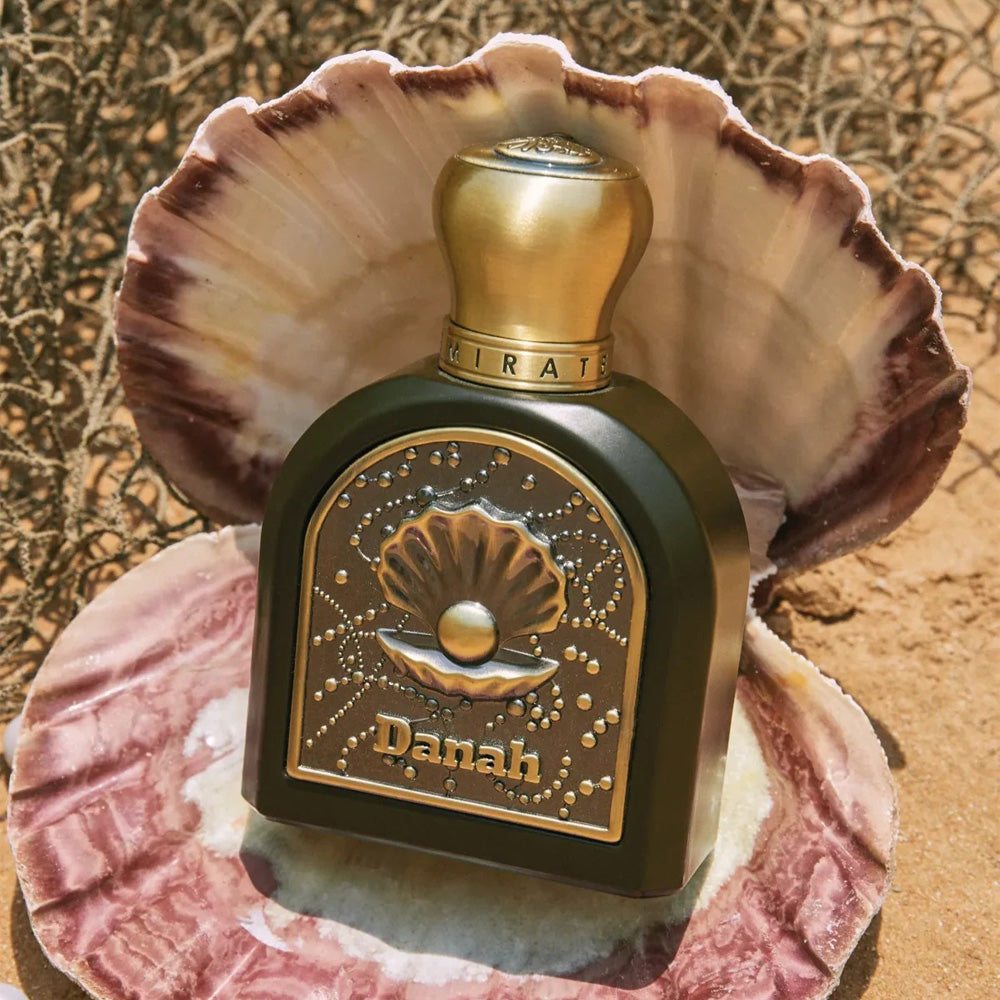 Emirates Pride Danah perfume bottle – fresh woody with grapefruit, sage, cedarwood and ambergris