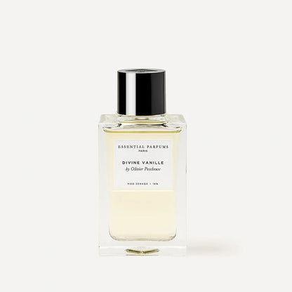 Essential Parfums Divine Vanille bottle – Madagascar vanilla with tonka, cinnamon and osmanthus