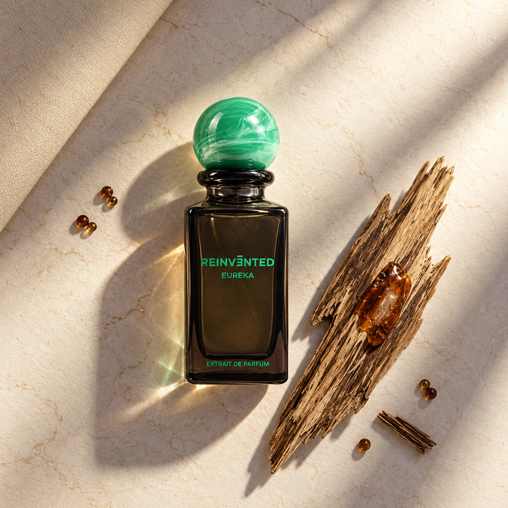 Reinvented Eureka perfume, resinous floral fragrance – alternate view