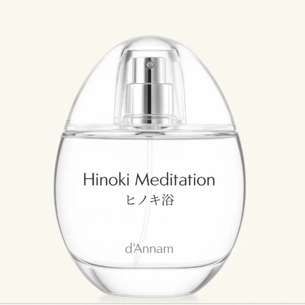 d'Annam Hinoki Meditation perfume bottle – woody hinoki cypress with incense, Japanese cedar and sandalwood