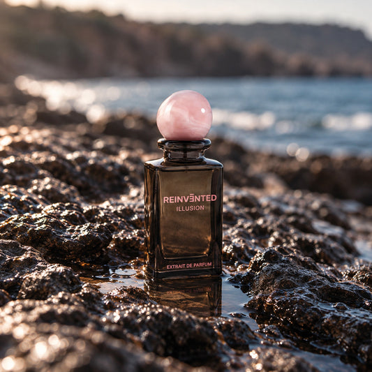 Reinvented Illusion perfume, rose saffron candy fragrance – alternate view