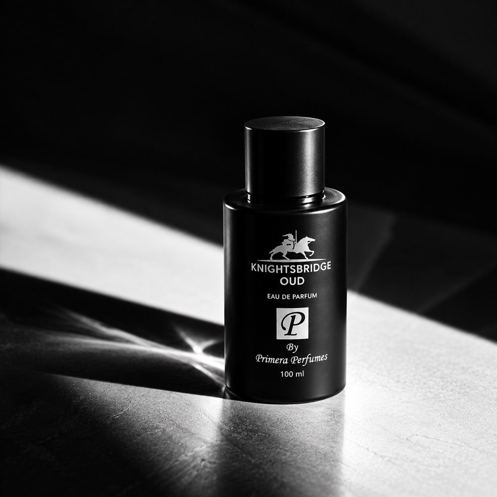 Primera Knightbridge Oud Eau de Parfum, spicy woody oud fragrance – alternate view
