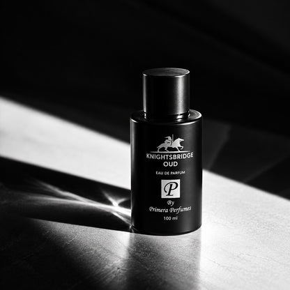 Primera Knightbridge Oud Eau de Parfum, spicy woody oud fragrance – alternate view