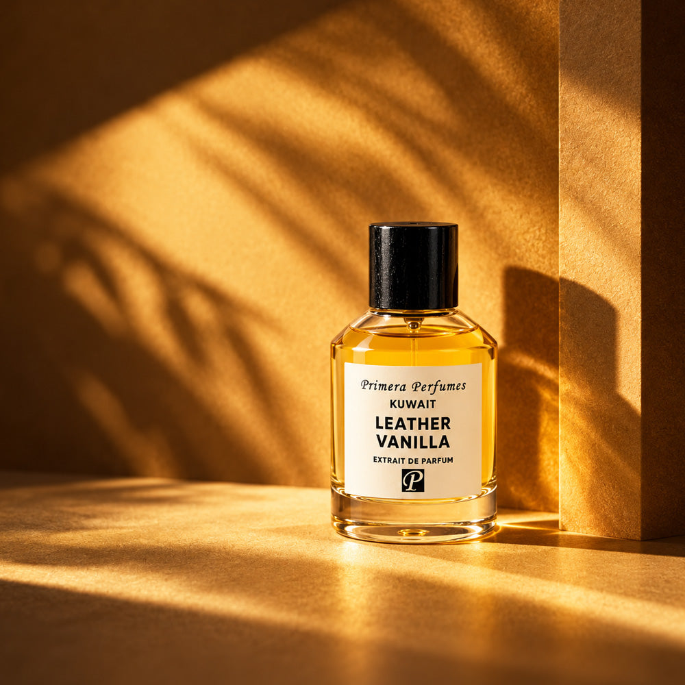 Primera Leather Vanilla Extrait de Parfum, leather vanilla fragrance – alternate view