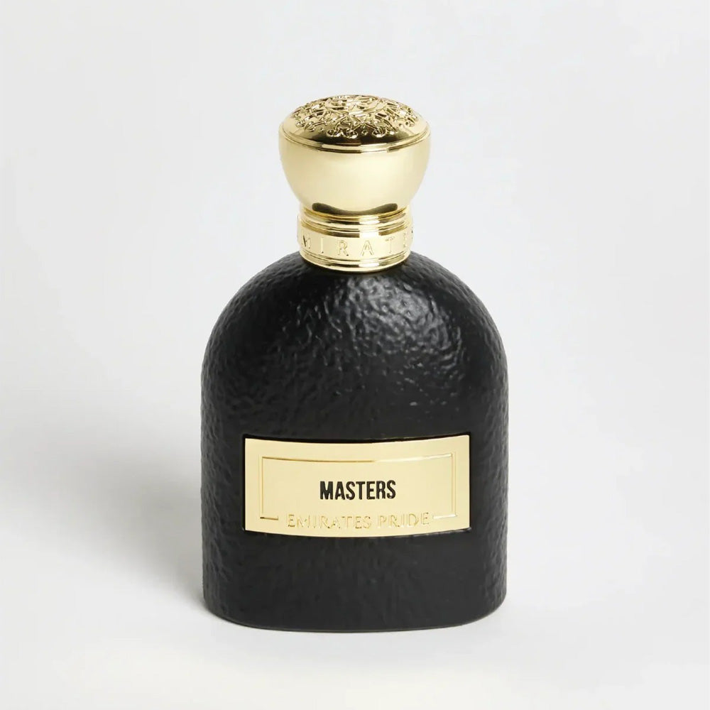 Emirates Pride Masters Eau de Parfum 100ml bottle – gourmand with cardamom, cocoa, heliotrope and vanilla