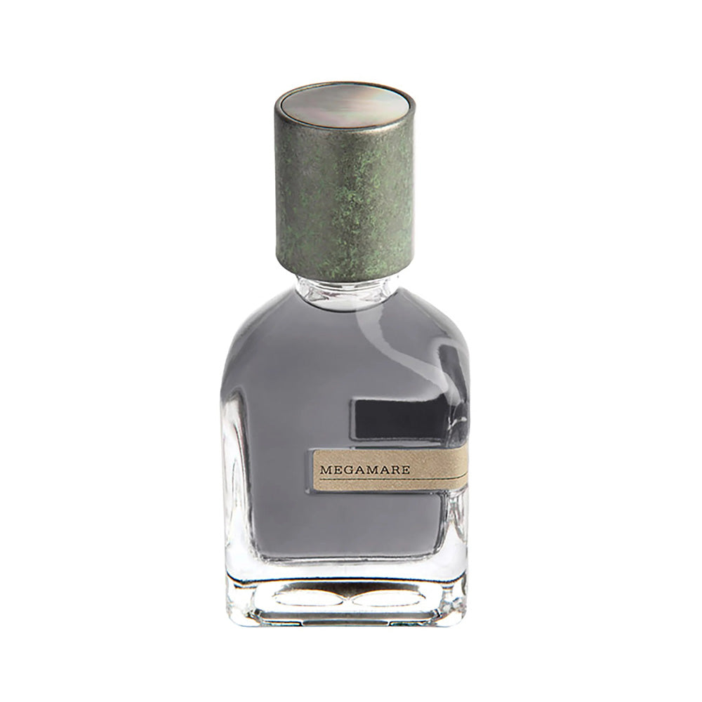 Orto Parisi Megamare Parfum 50ml bottle – salty aquatic sea scent with seaweed, calone and ambrox