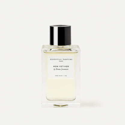 Essential Parfums Mon Vetiver bottle – Haitian vetiver with gin accord, lime and juniper