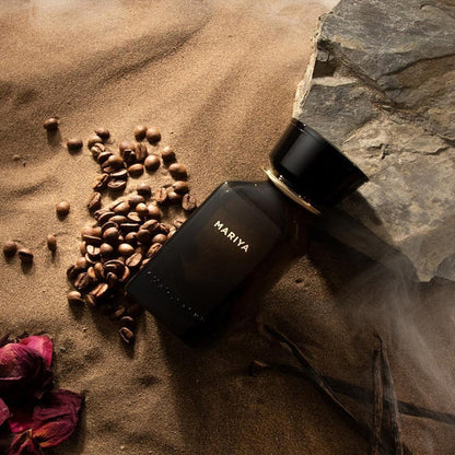 Omanluxury Mariya perfume 100ml bottle – rose gourmand with Taif rose, coffee and caramel