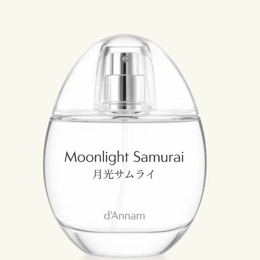 d'Annam Moonlight Samurai perfume bottle – woody leather with sake, wild flowers and cedarwood