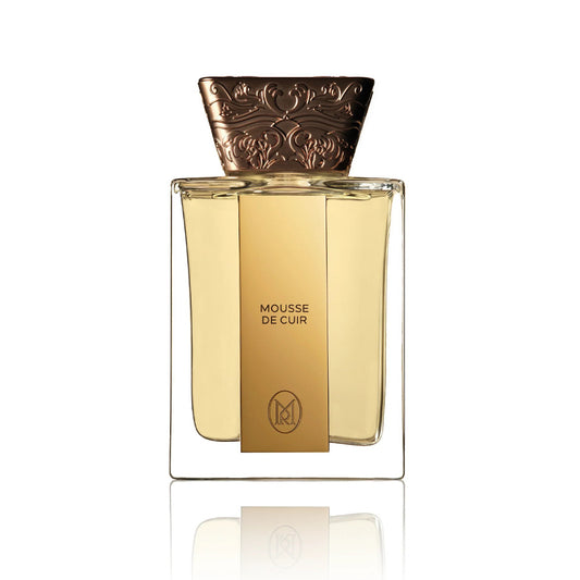 Maison du Roc Mousse de Cuir Extrait de Parfum 100ml bottle – leather with cocoa, coffee, moss and vetiver