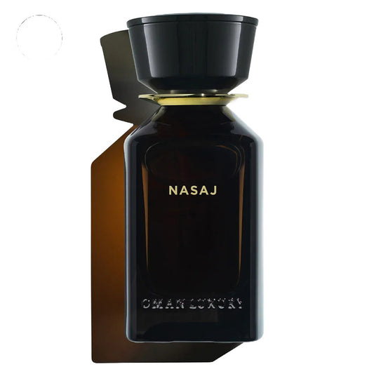 Omanluxury Nasaj perfume 100ml bottle – fruity white floral with tuberose, pear and frankincense