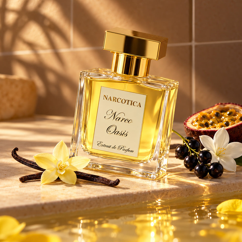 Narcotica Narco Oasis Extrait de Parfum, tropical gourmand fragrance – alternate view