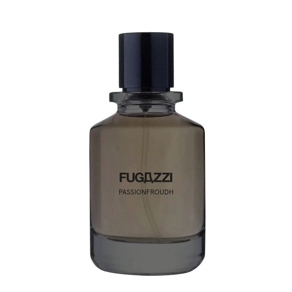 Fugazzi Passionfroudh Extrait de Parfum 100ml bottle – tropical passion fruit oud with mango and black tea