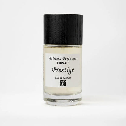 Primera Prestige Eau de Parfum 100ml bottle – rose with fruity patchouli, tea, amber and musk