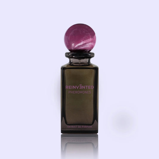 Reinvented Pheromones perfume 75ml bottle – sensual floral woody with iris, labdanum, vanilla and musk