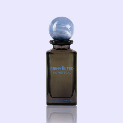 Reinvented Sacred Bond perfume 75ml bottle – white floral gourmand with raspberry, caramel and vanilla