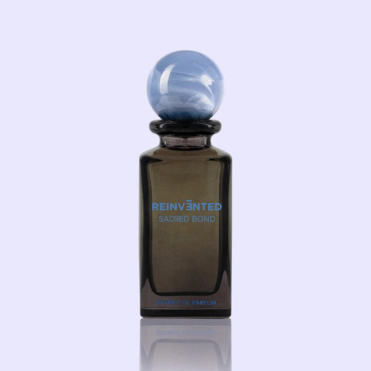 Reinvented Sacred Bond perfume 75ml bottle – white floral gourmand with raspberry, caramel and vanilla