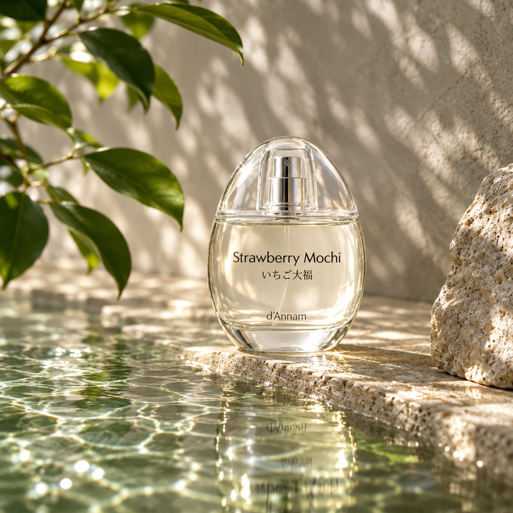 d'Annam Strawberry Mochi perfume, strawberry gourmand fragrance – alternate view
