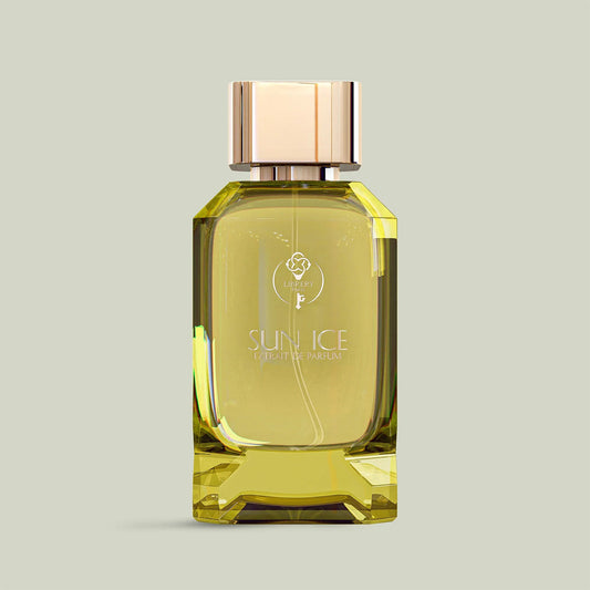 Librery Sun Ice Extrait de Parfum bottle – gourmand with pistachio, toffee, blackcurrant and vanilla