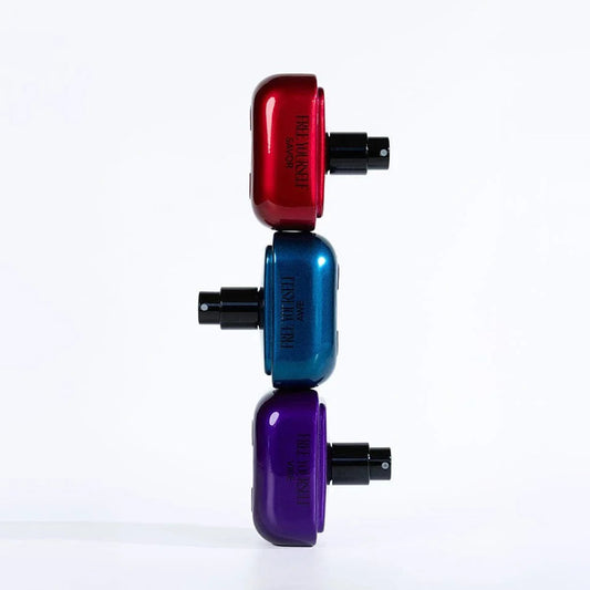 Free Yourself The Mindful Collection Set – AWE, SAVOR and VIBE refillable eau de parfum trio, unisex