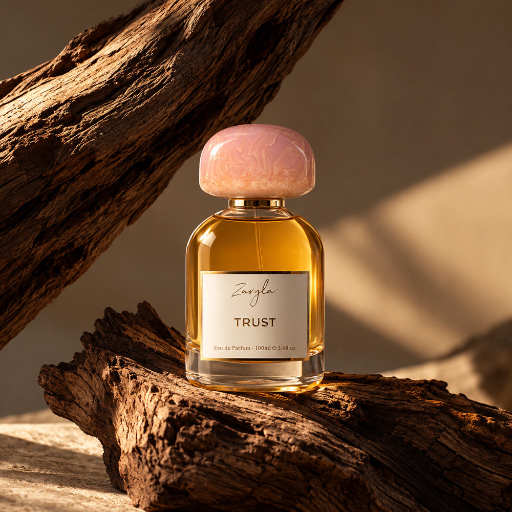 Zavyla Trust perfume, smoky oud and incense fragrance – alternate view