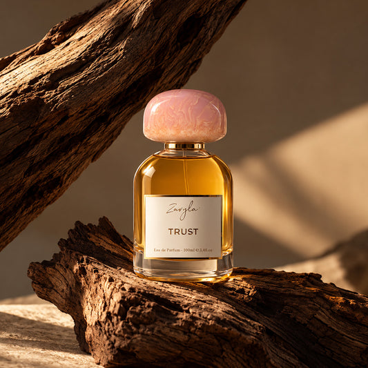 Zavyla Trust perfume, smoky oud and incense fragrance – alternate view