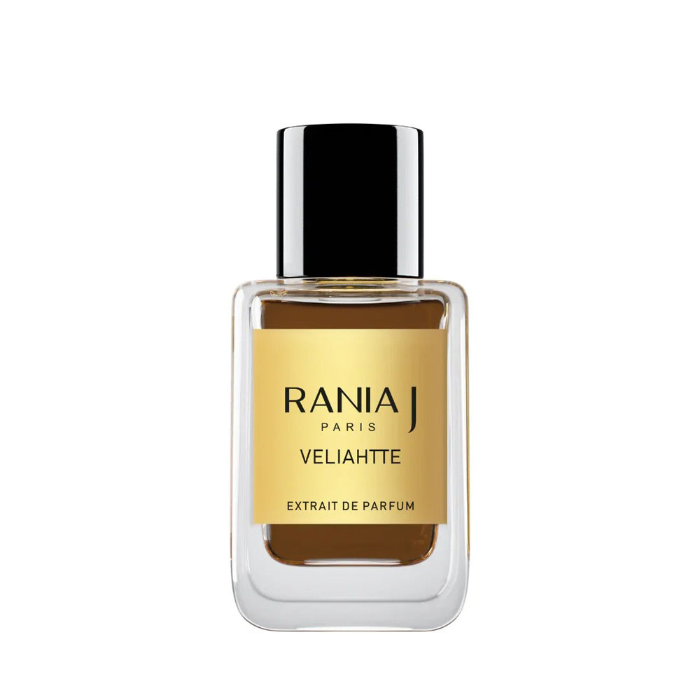 Rania J Veliahtte Extrait de Parfum 50ml bottle – citrus lavender with incense, myrrh, oud and sandalwood