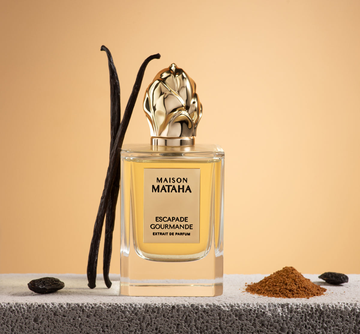 Maison Mataha Escapade Gourmande Extrait de Parfum, crème brûlée vanilla fragrance – alternate view