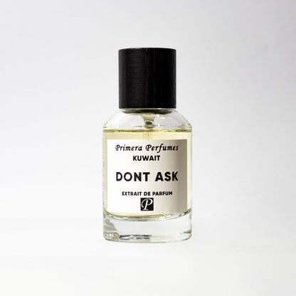 Primera Don't Ask perfume product shot