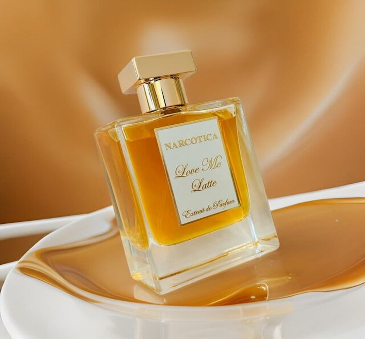 Narcotica Love Me Latte Extrait de Parfum, coffee caramel gourmand fragrance – alternate view
